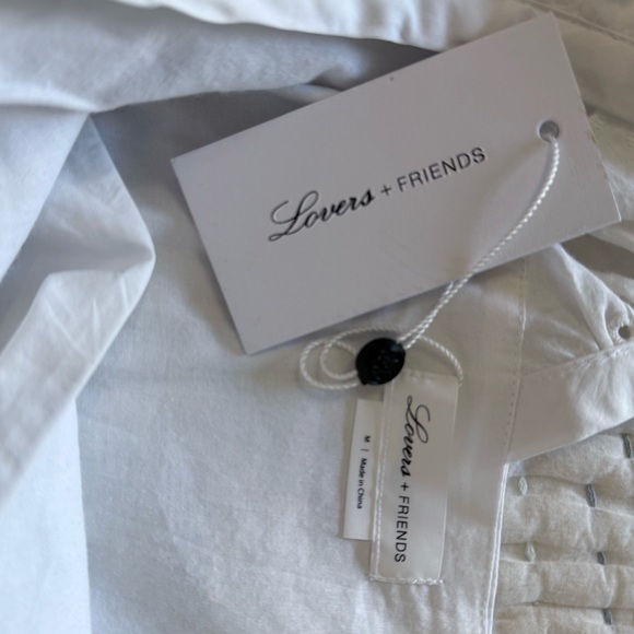 NWT Lovers + Friends White Mini Dress Size Small - Picture 2 of 4
